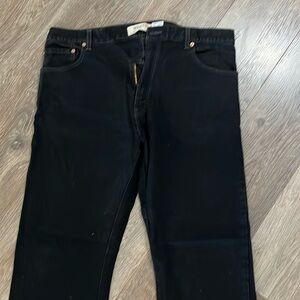 Men’s black Levi’s bootcut jeans. Never worn